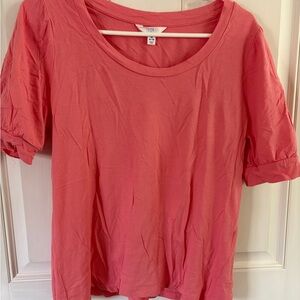 Time and Tru Women's Pink Short Sleeve Top
